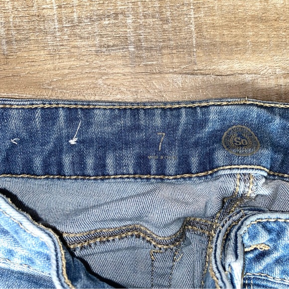 SOLD SO Skinny Jeans Size 7 Light Wash - Picture 6 of 6